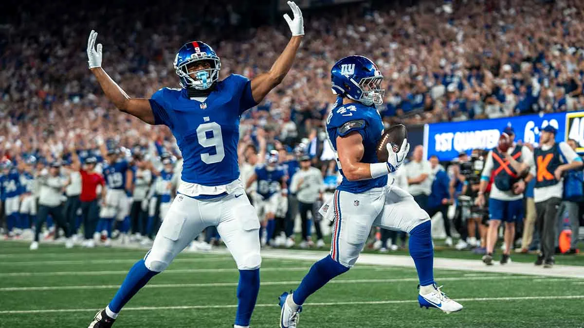 Giants-Spieler Skattebo betont rücksichtslosen Ansatz nach Sieg über die Cowboys