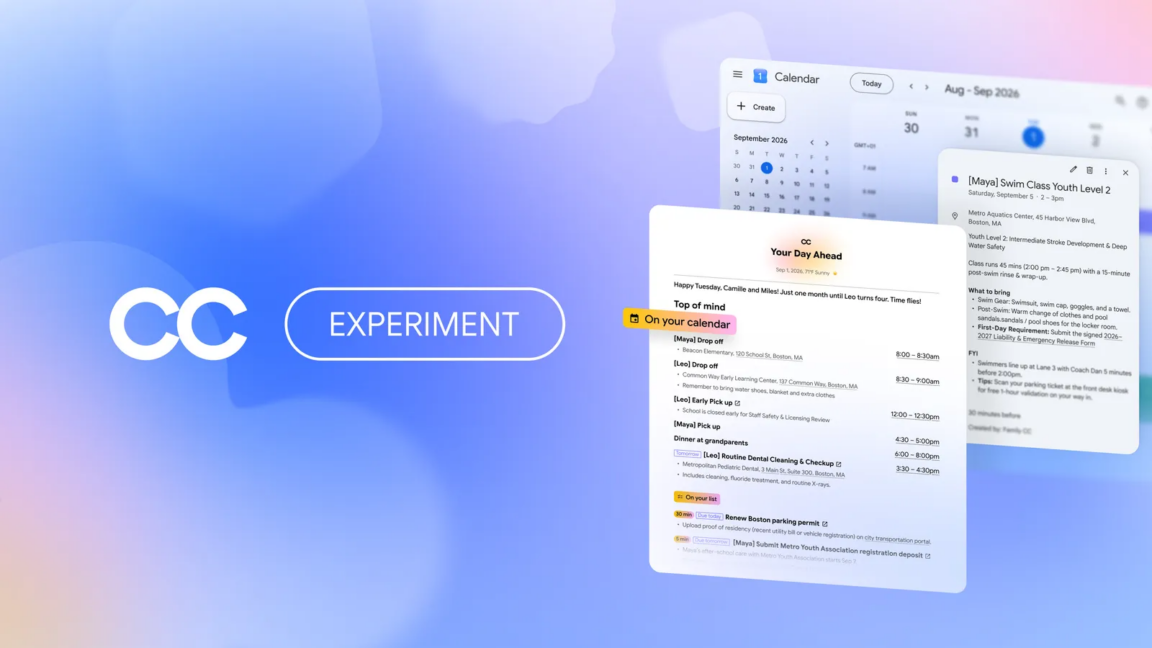 Google Launches Family-Focused AI Agent, CC