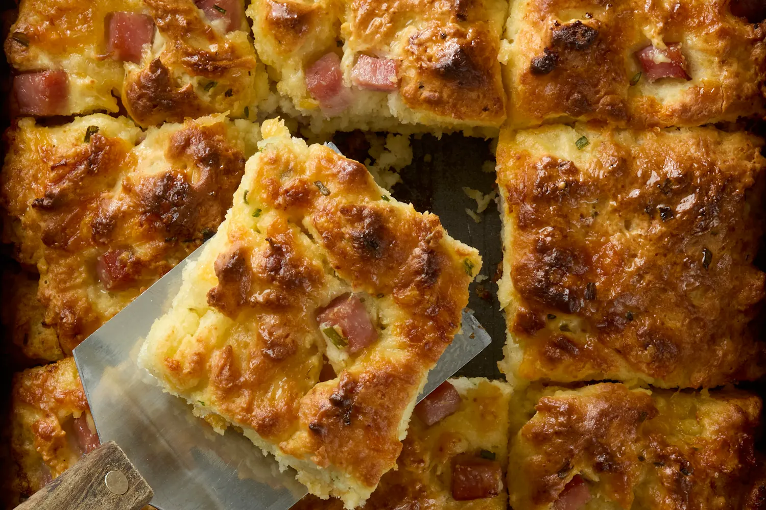 Ham and Cheese Biscuits Ideal for Egg Sandwiches