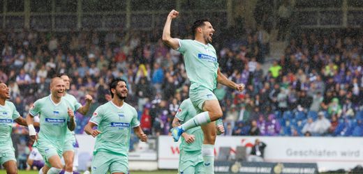 Hertha BSC bleibt Tabellenführer nach fünftem Sieg in Folge