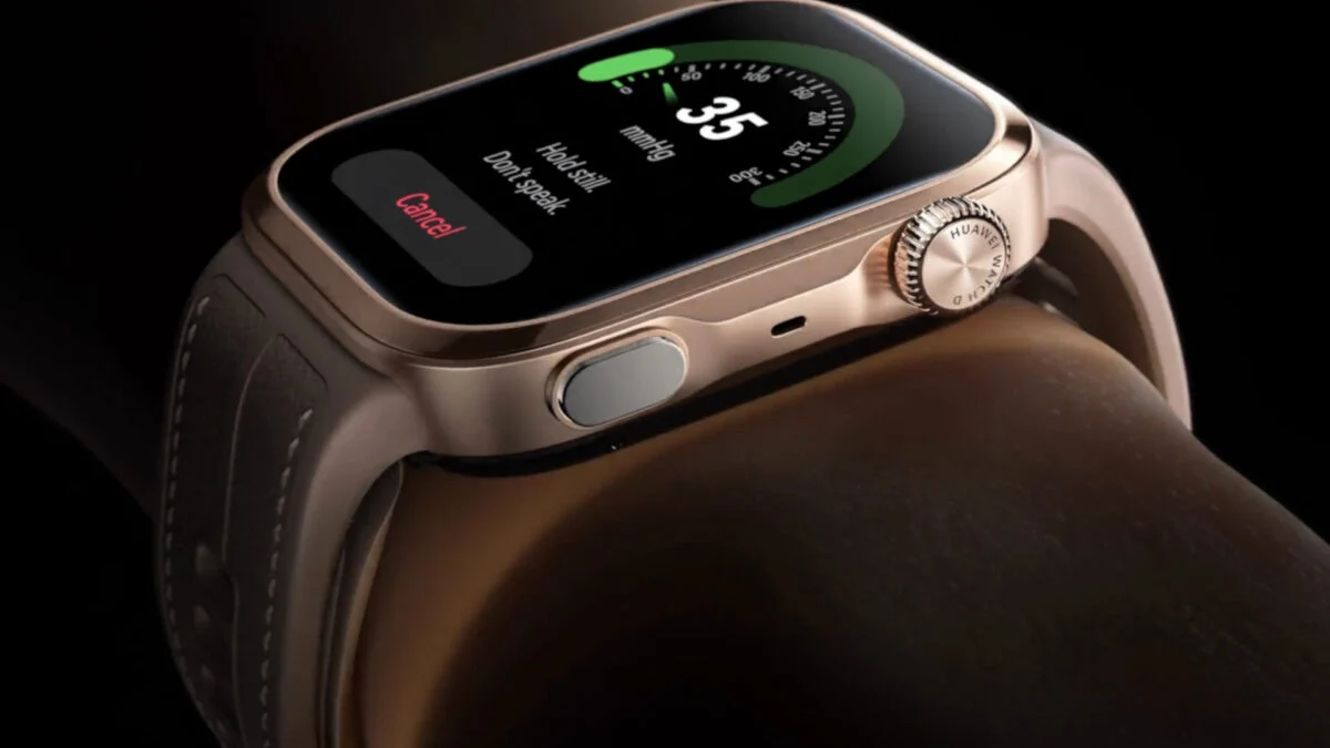 Huawei Watch D3 mit aufblasbarer Blutdruckmanschette