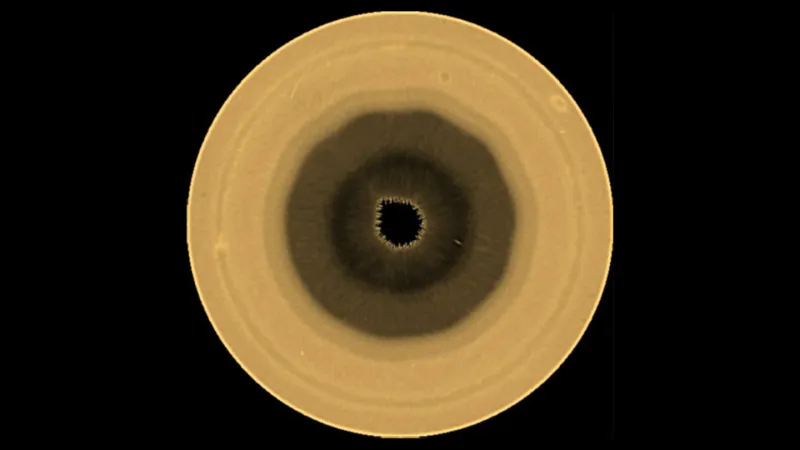 Hubble Spots Decagon at Saturn’s South Pole