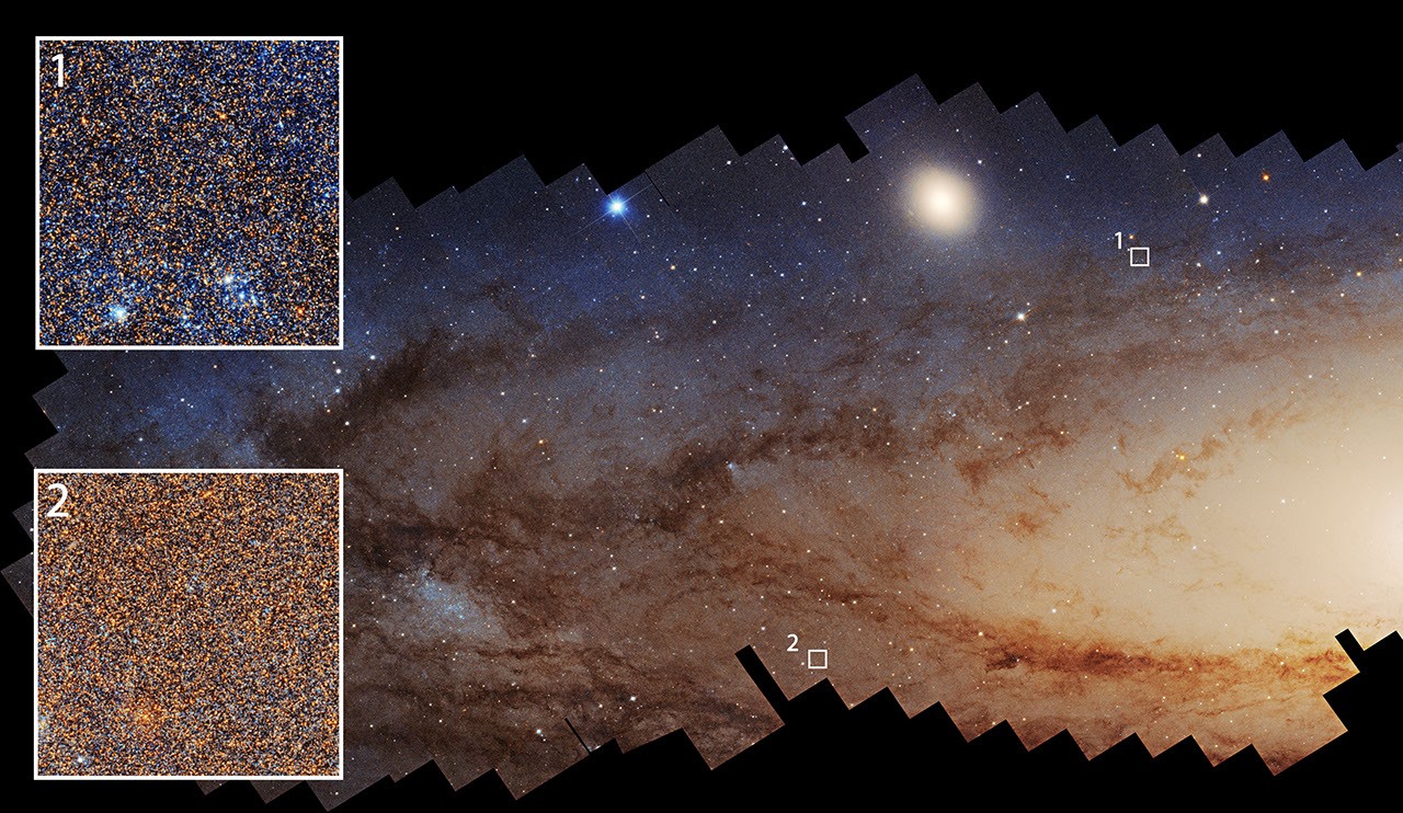 Hubble Telescope Detects Declining Star Formation in Andromeda