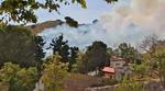 Incendio forestal en el parque natural de Collserola