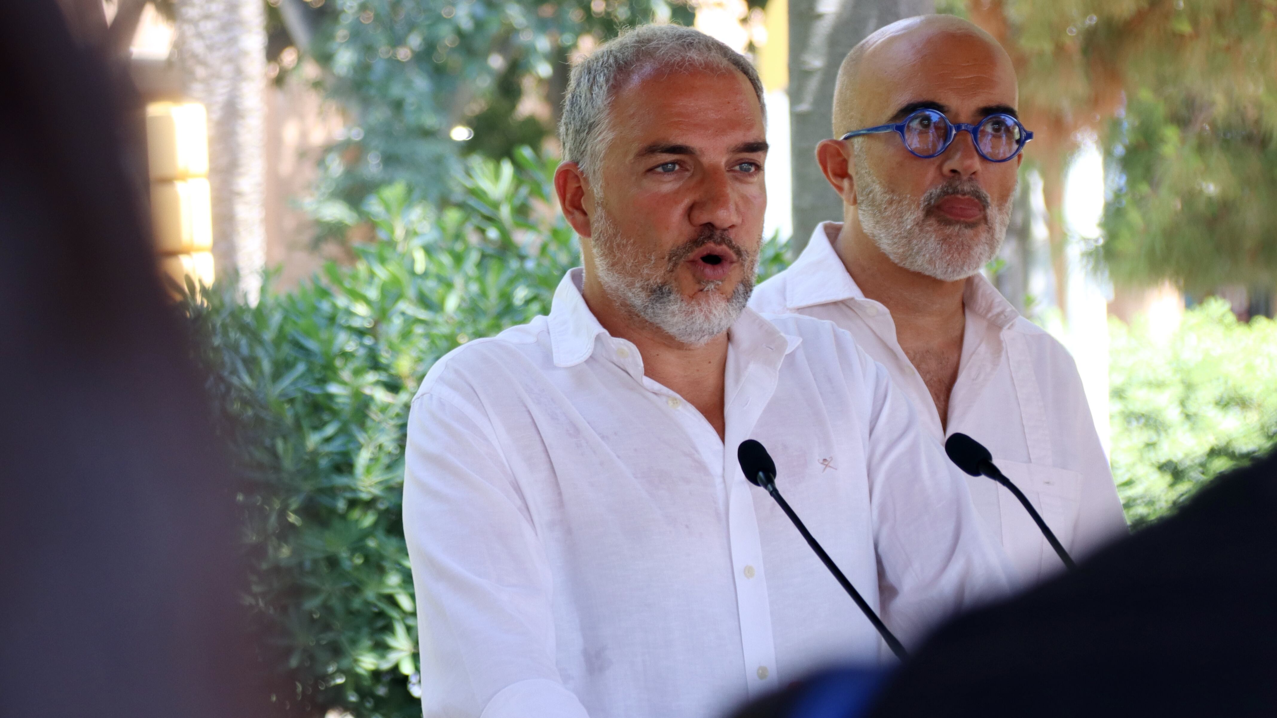 Interrupción en rueda de prensa del PP en Barcelona por protestas
