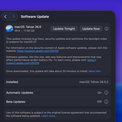 苹果发布iOS和macOS 26.6更新