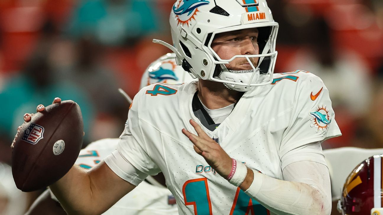 Jaguars verpflichten QB Quinn Ewers von den Dolphins