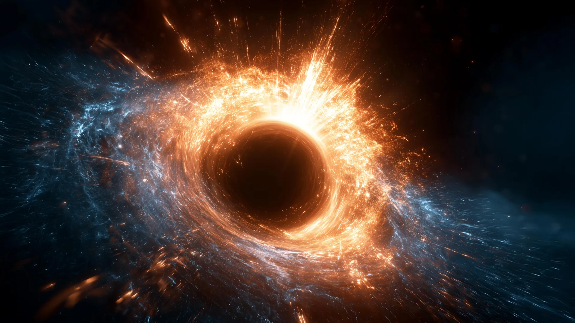 James Webb Telescope Captures Black Hole Feeding