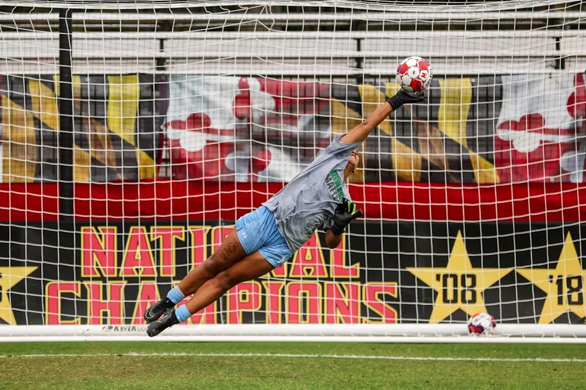 Jolie Farmer Scores Both Goals in Maryland's Victory