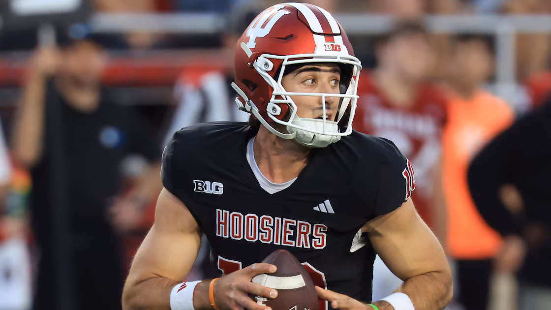 Josh Hoover Bloodied by Facemask in CFB Debut