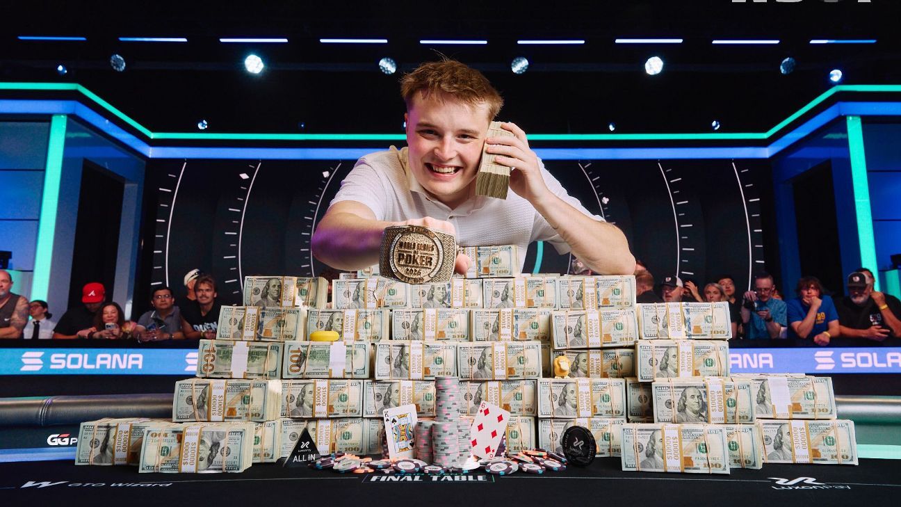 Jumalon se convierte en el segundo ganador más joven del Main Event de la WSOP