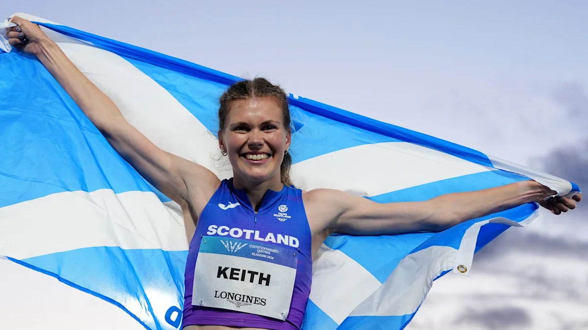 Keith Wins Commonwealth Games Bronze in Front of Grandfather