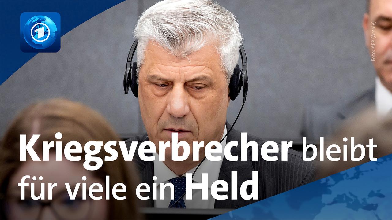 Kosovos Ex-Präsident Thaci zu 25 Jahren Haft wegen Kriegsverbrechen verurteilt
