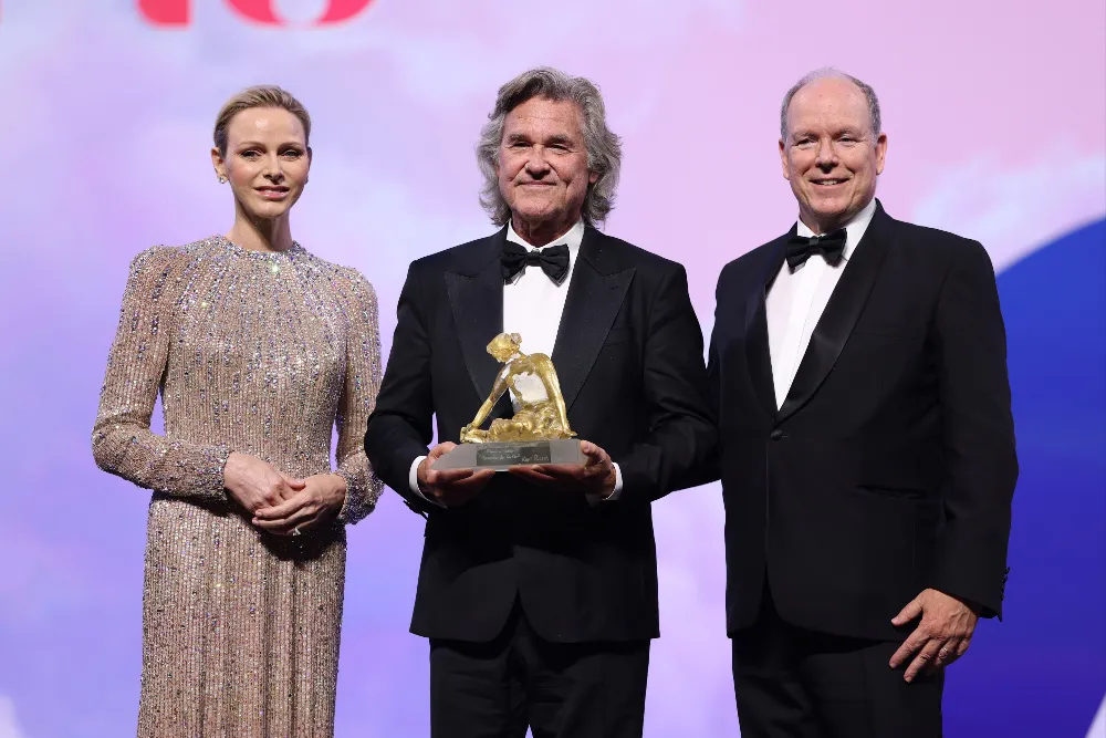 Kurt Russell Honored with Crystal Nymph Award in Monaco