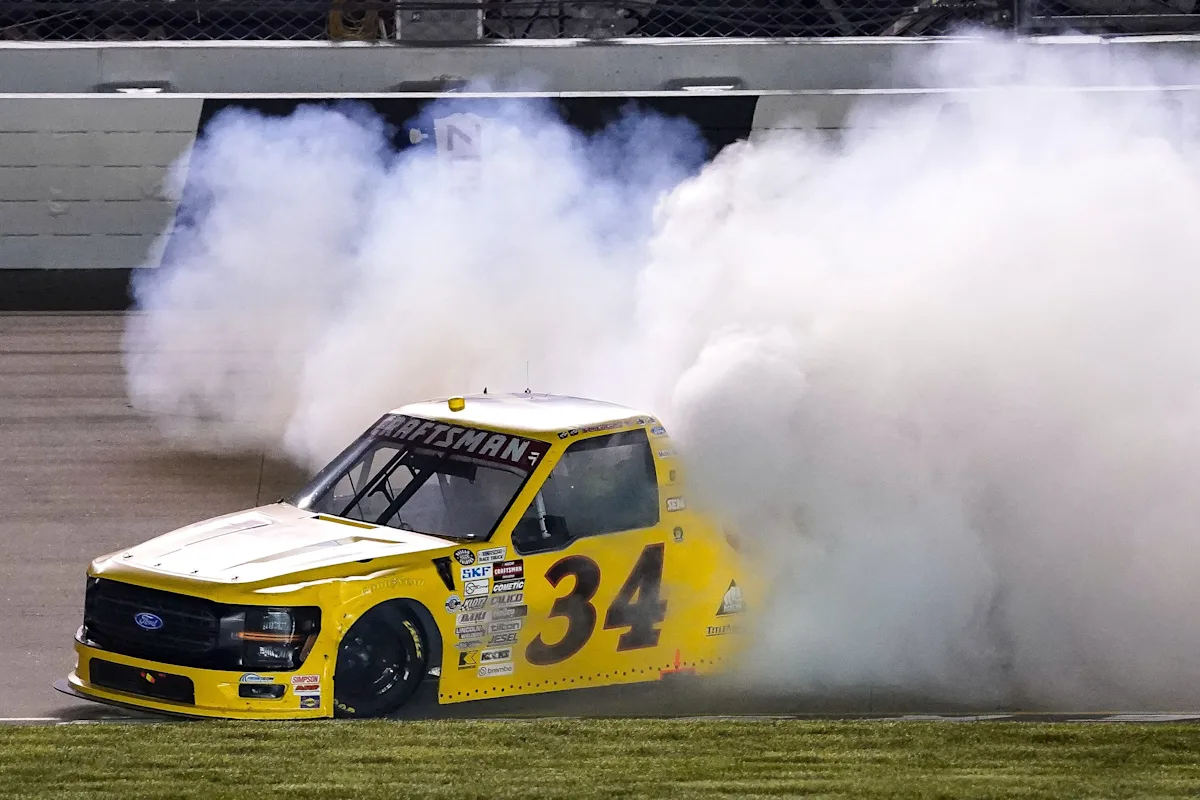 Layne Riggs Wins NASCAR Truck Series Race at Nashville Superspeedway