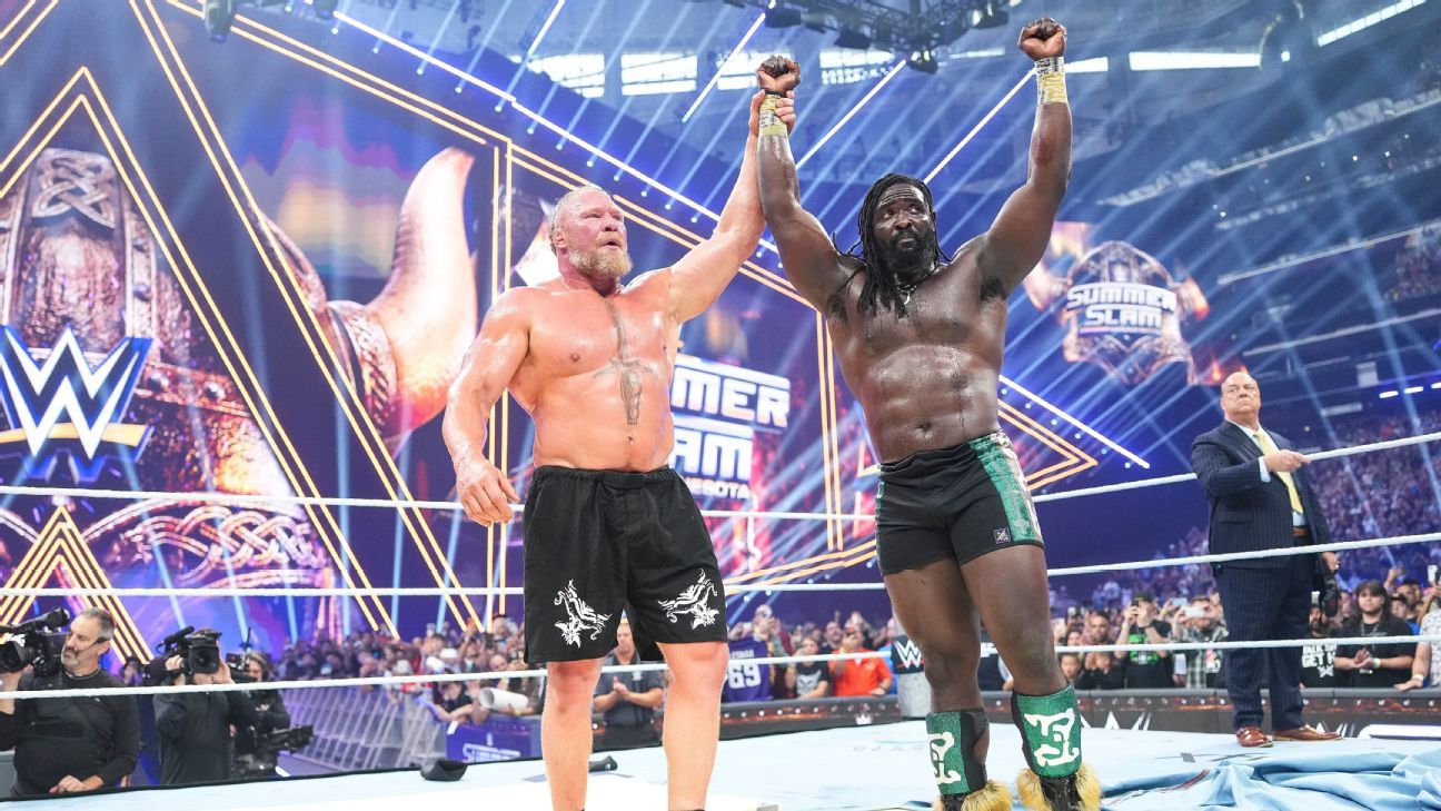 Lesnar 'Passes the Torch' to Femi at SummerSlam