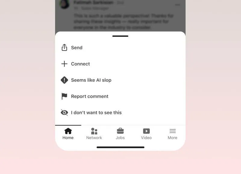 LinkedIn’s ‘AI Slop’ Button Has Been Used Over a Million Times