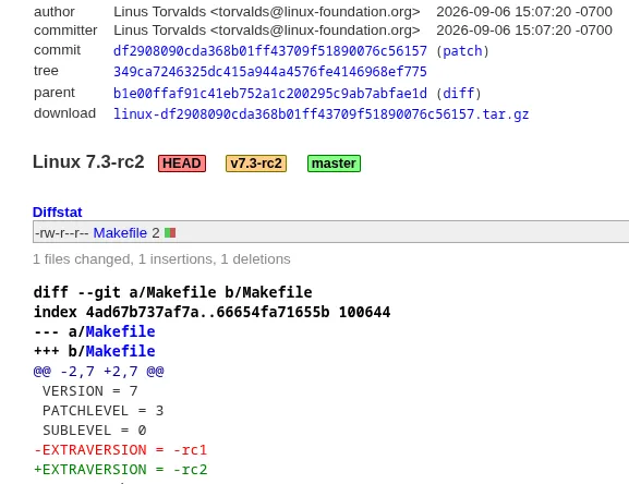 Linux 7.3-rc2 Kernel Released With AI/LLM Contributions