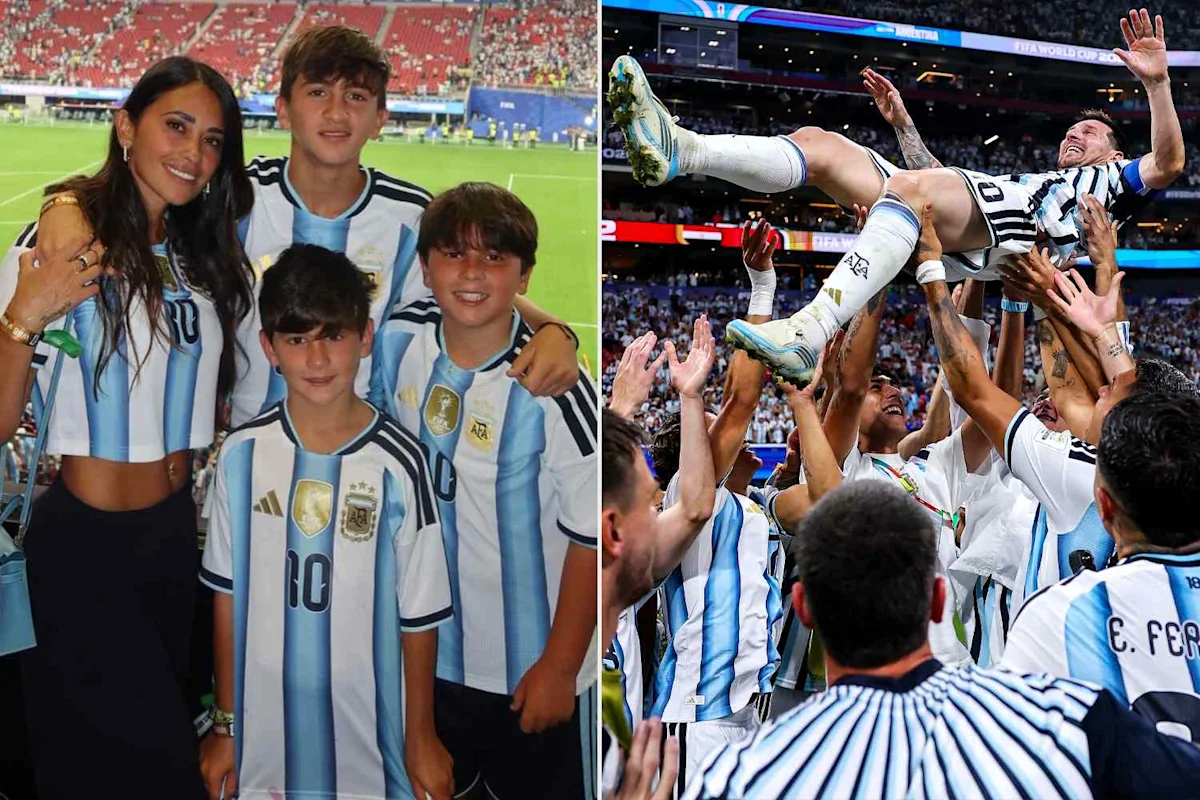 Lionel Messi’s Wife Celebrates Argentina's Victory