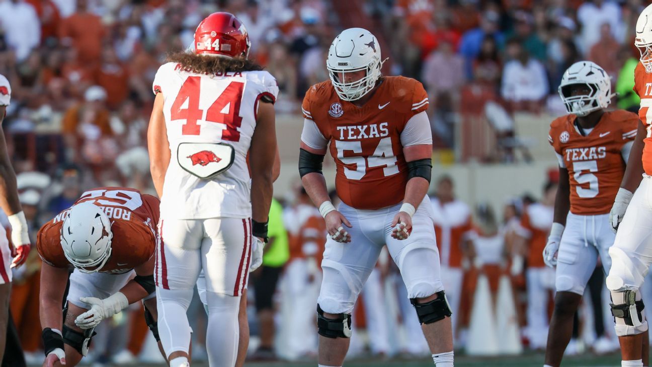 Longhorns Welcome Back Offensive Lineman Cole Hutson