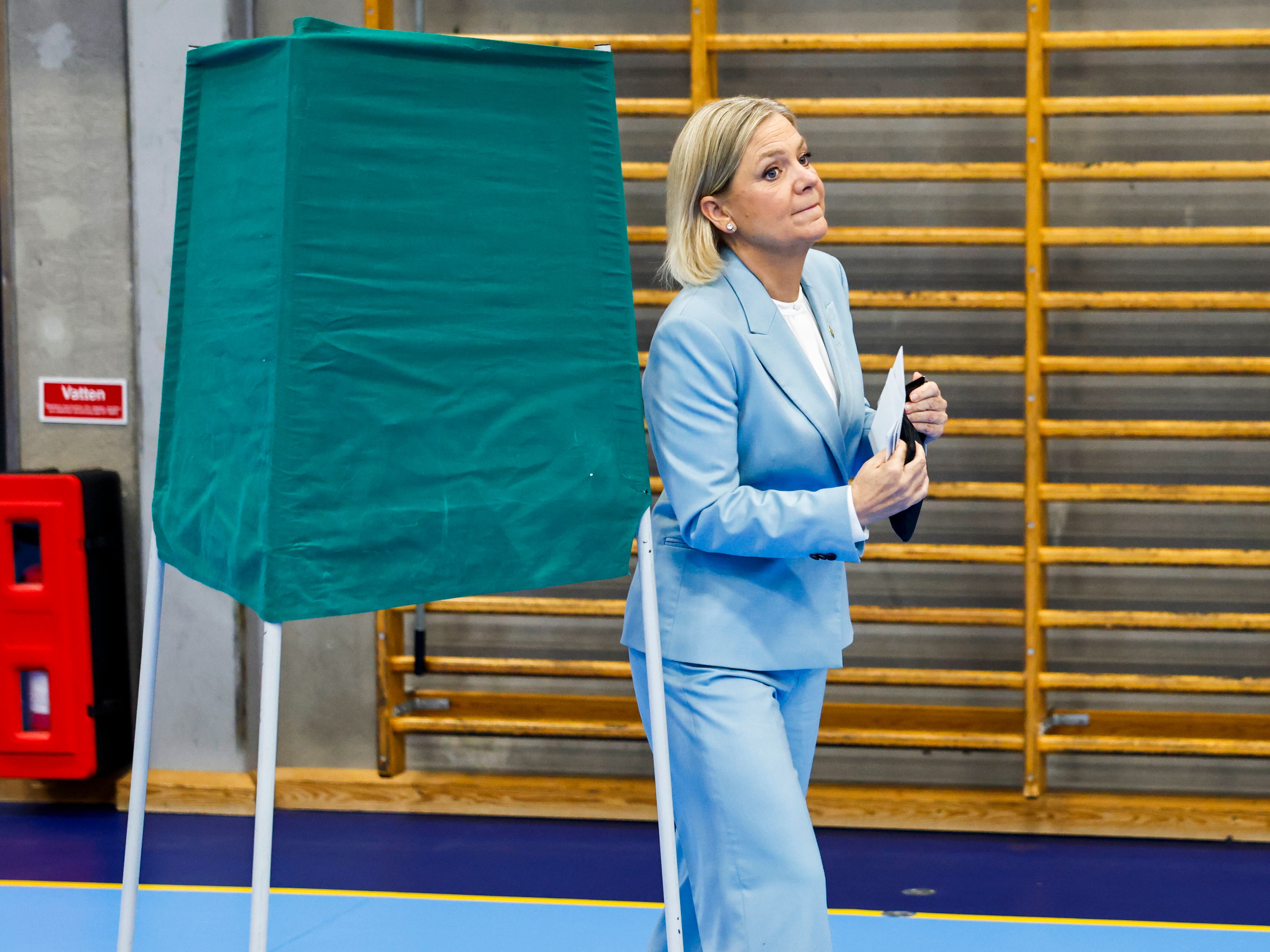 Los socialdemócratas lideran las elecciones suecas según sondeos a pie de urna