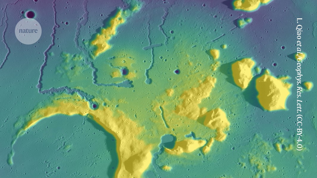 Mondraumschiffe entdecken verborgene Schildvulkane