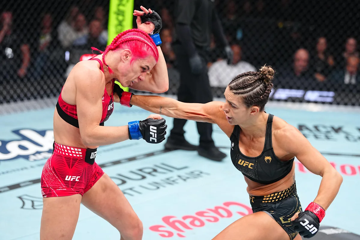 Mackenzie Dern Defeats Gillian Robertson at UFC 330