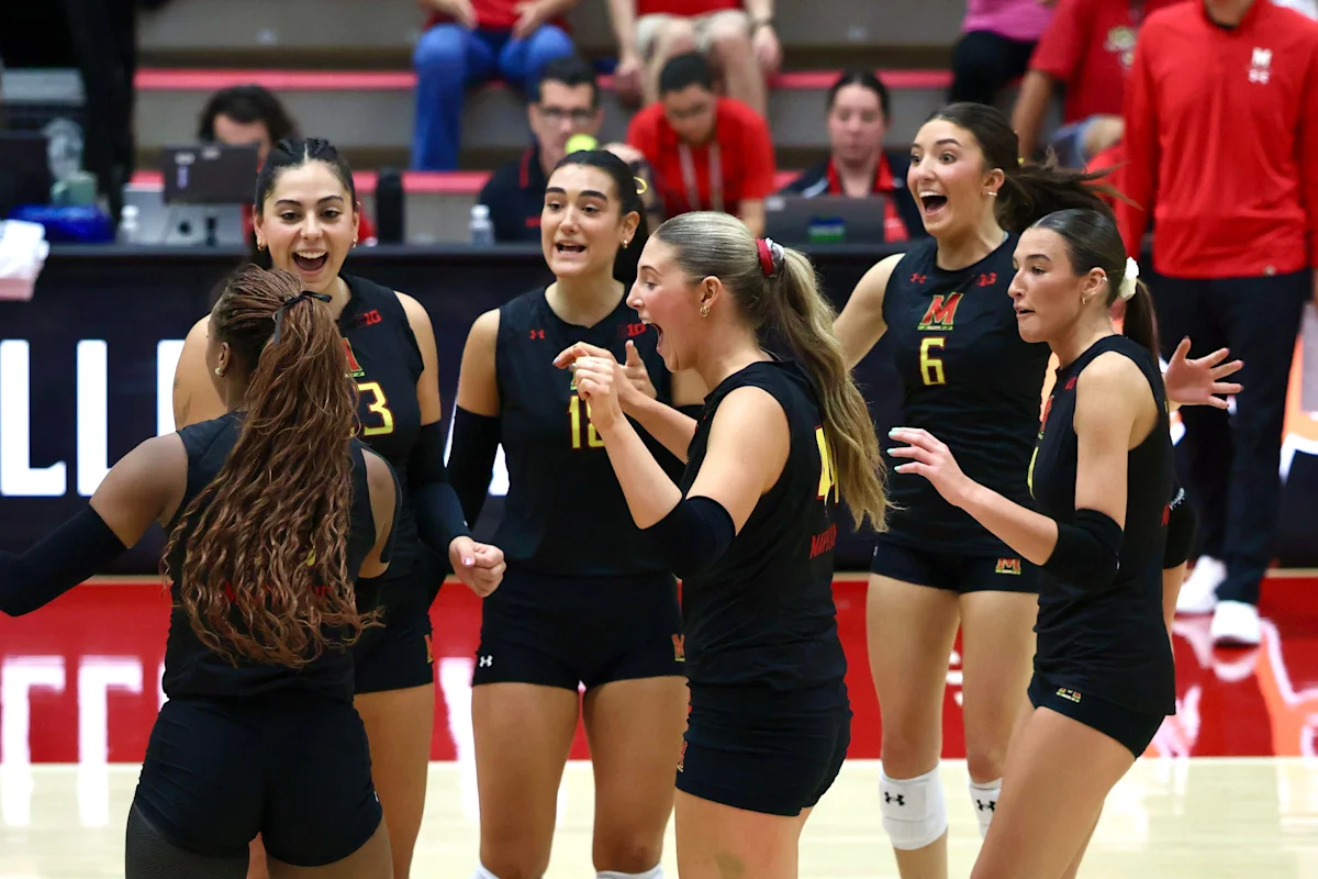 Maryland Volleyball Defeats Princeton in Straight Sets