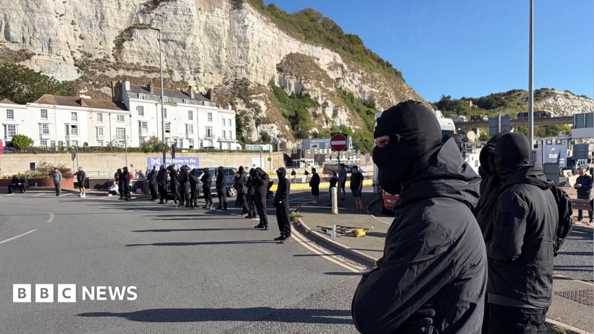 Masked Protesters Block Access to Port of Dover, Disrupting Ferry Services