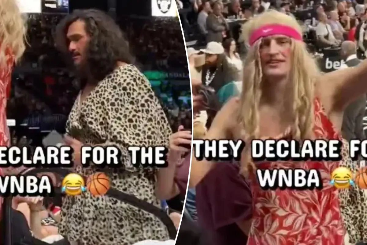 Men in Drag Attend WNBA Game Amid Trans Athlete Debate