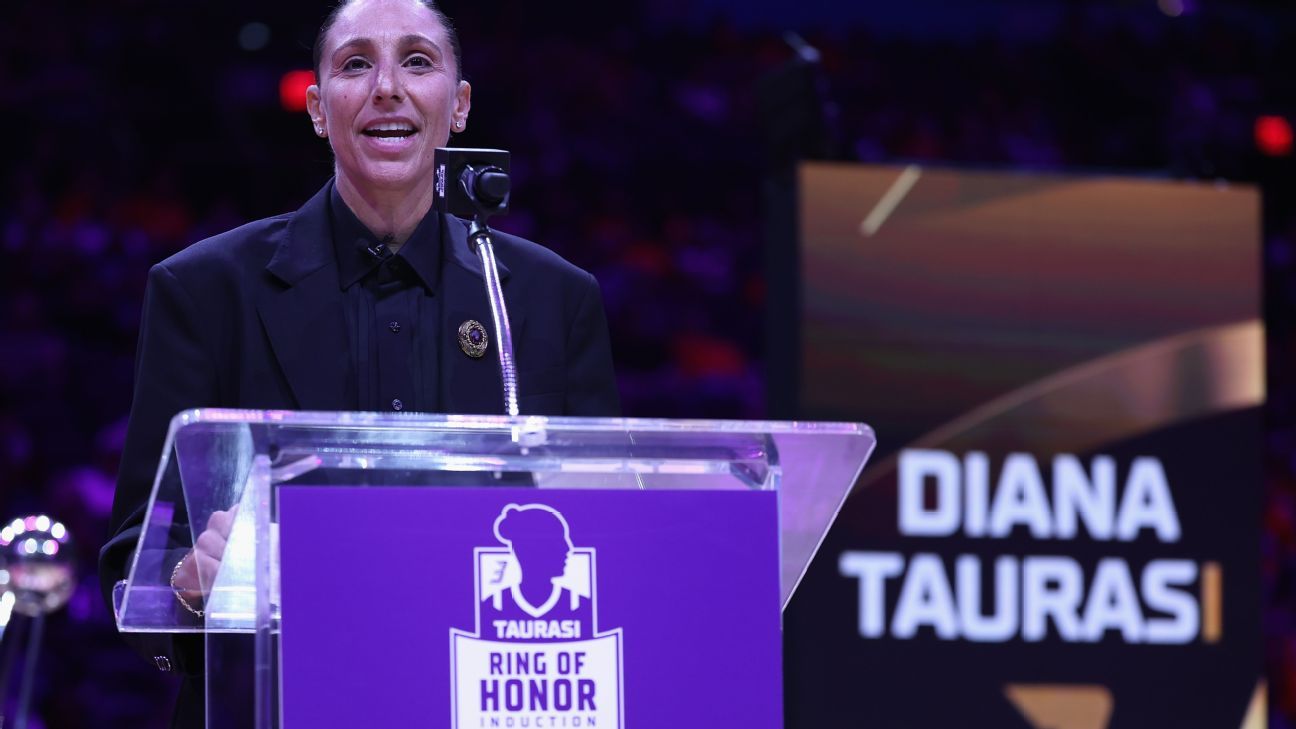 Mercury ziehen Diana Taurasis Trikot mit der Nummer 3 zurück