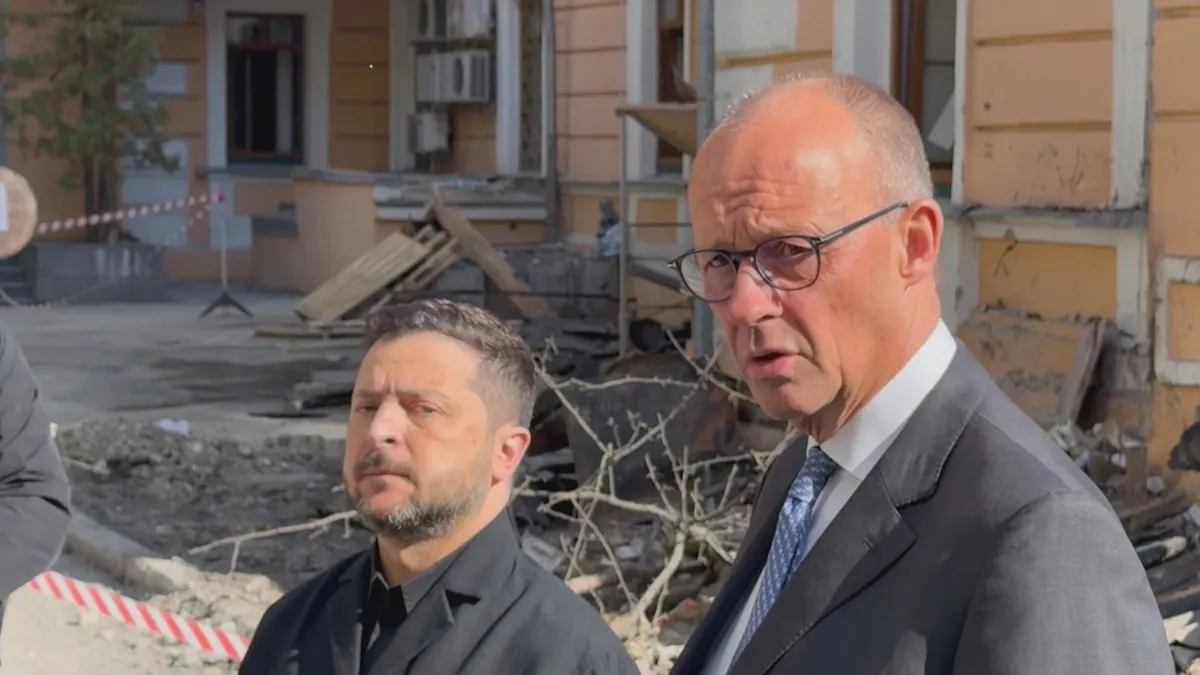 Merz fordert Putin in Kiew zum Waffenstillstand auf, Deutschland erhöht Militärhilfe