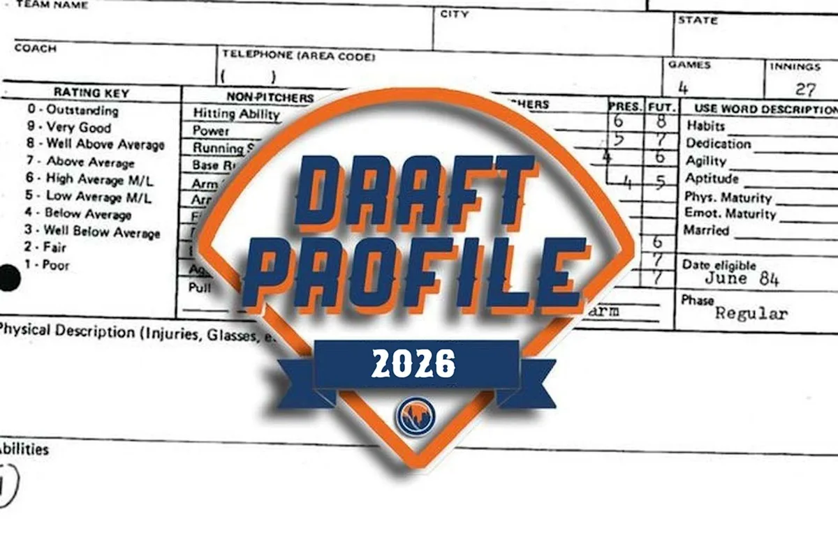Mets Select RHP Cooper Dossett in 2026 Draft