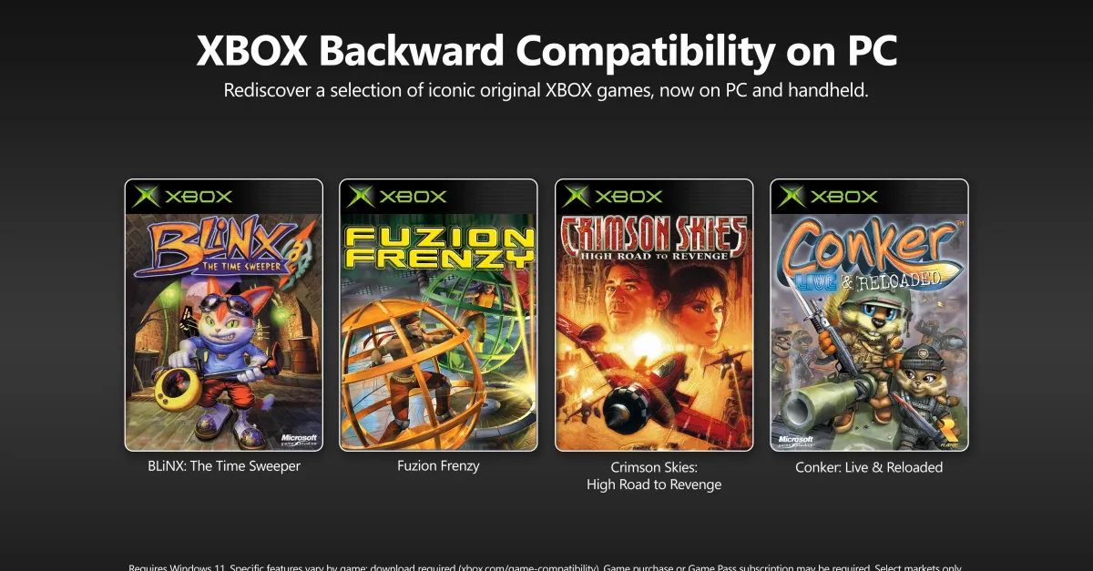 Microsoft Пренася Оригиналните Xbox Игри на PC