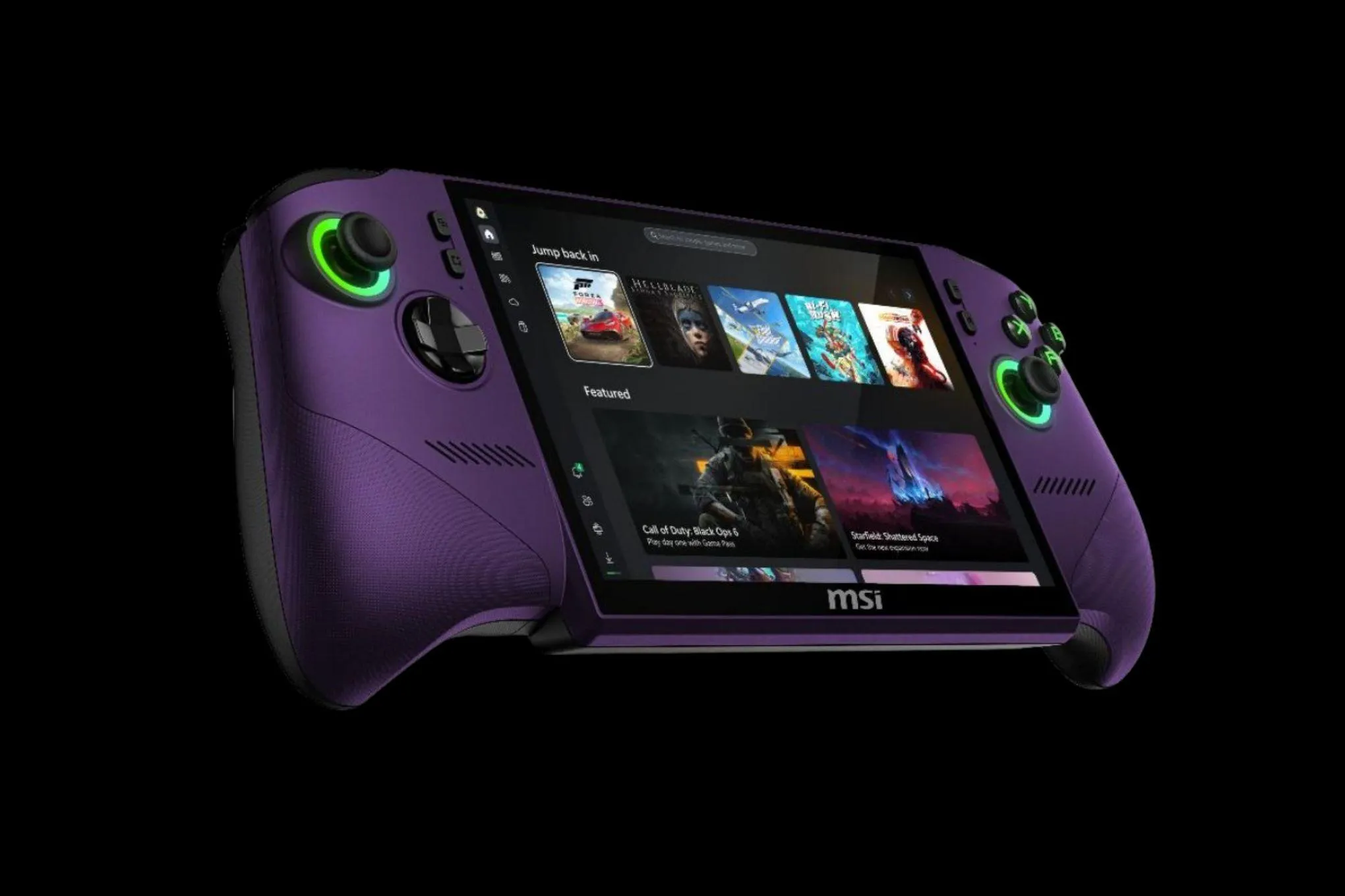 MSI представя Claw 8 EX AI Plus Gaming Handheld