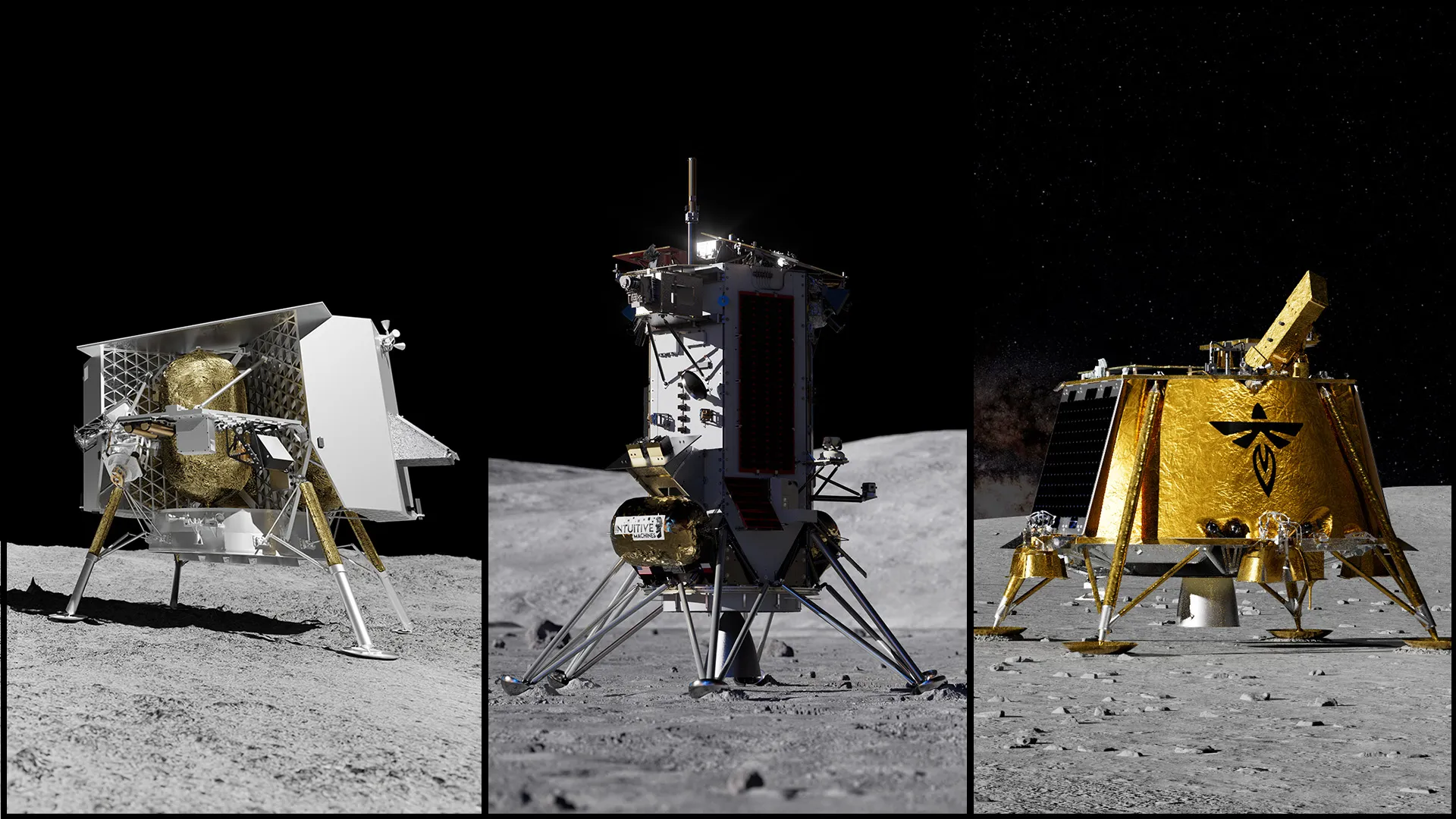 NASA Awards Lunar Missions for Base Lunar Program
