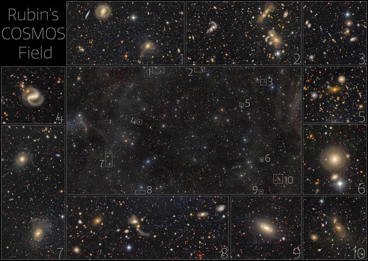 NASA Features Rubin’s Cosmos Field Image
