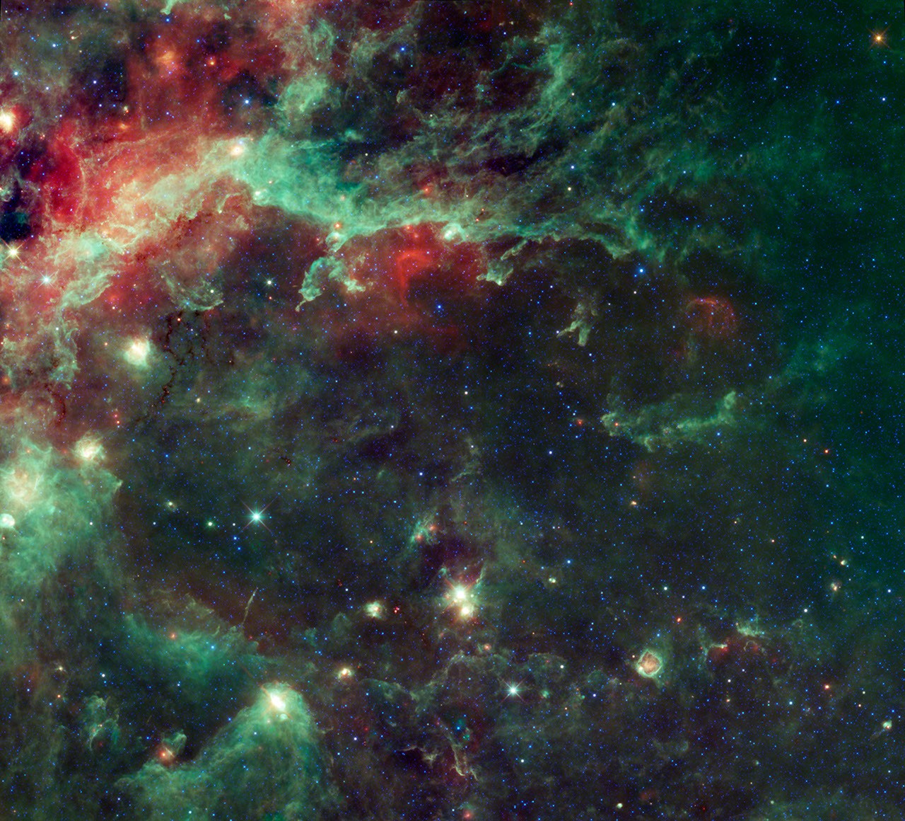 NASA Hebt Deneb-Stern im Sternbild Cygnus hervor