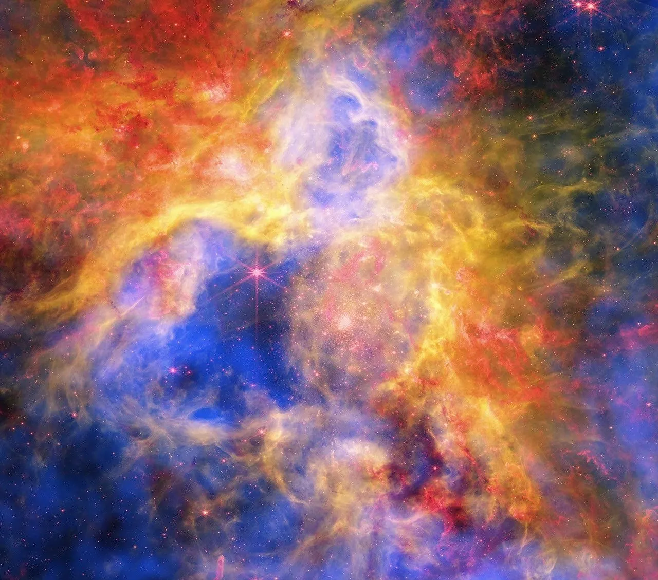 NASA Reveals Vibrant Image of Tarantula Nebula
