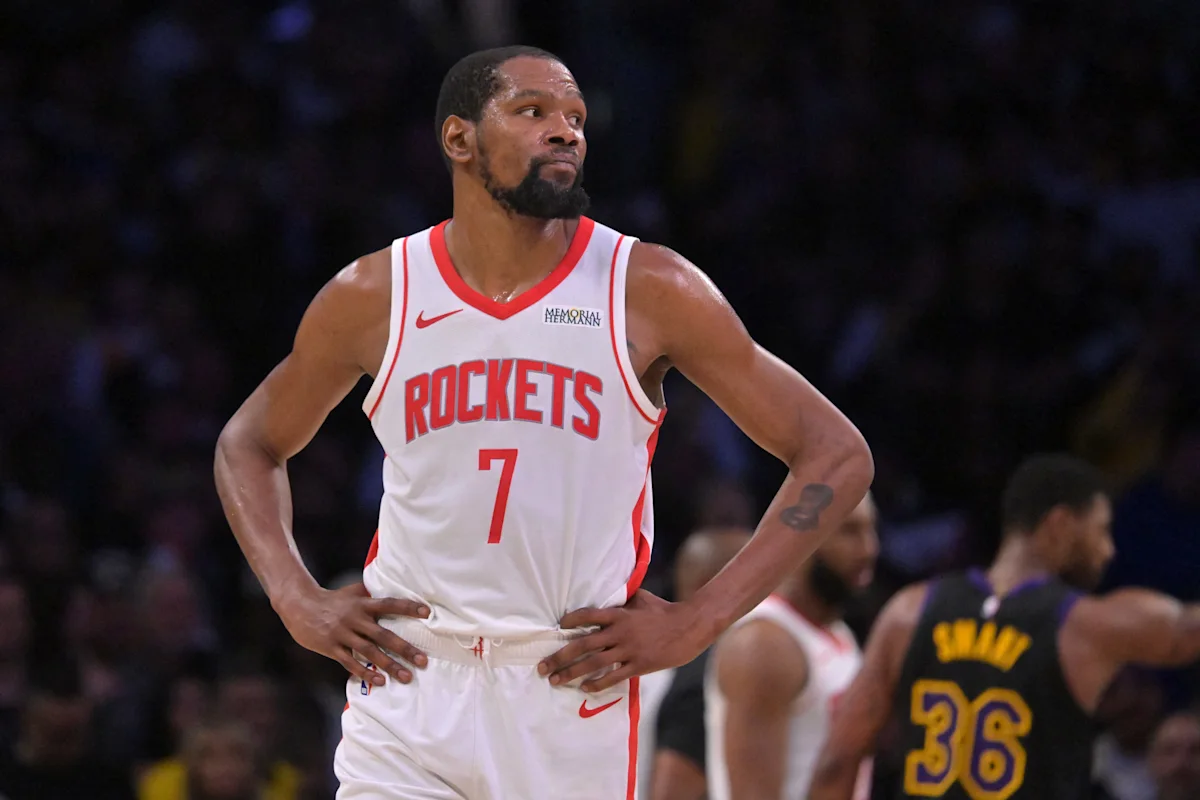 NBA 2K Ranks Rockets’ Kevin Durant Among League’s Top 3PT Shooters