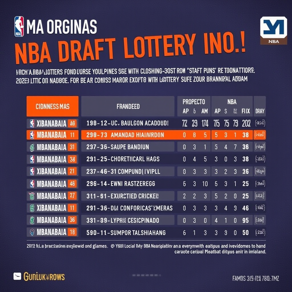 NBA draft lottery odds and prospect projections released ahead of Sunday