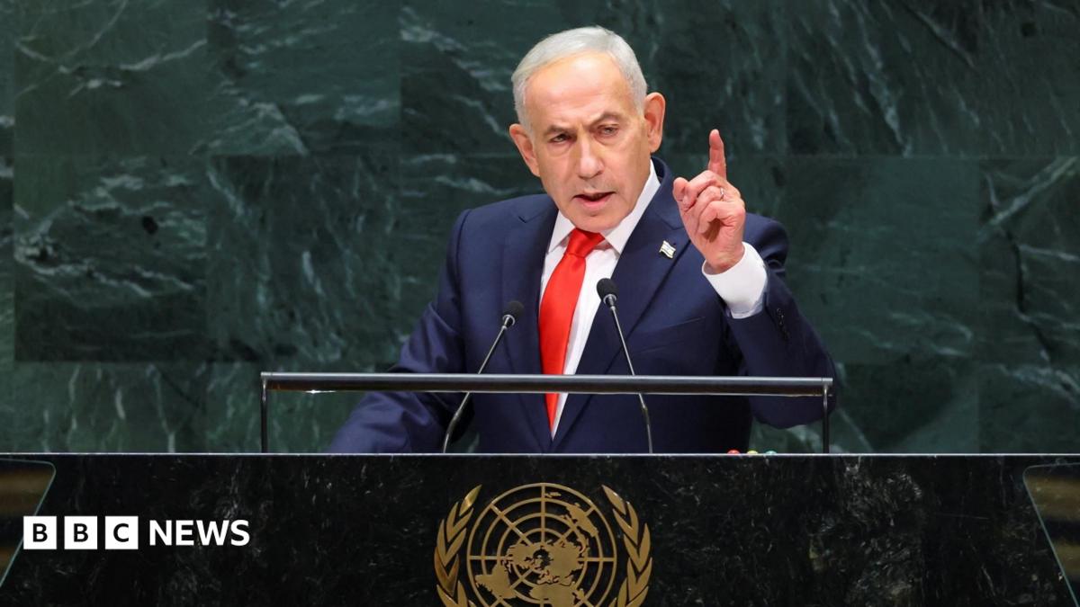 Netanyahu Defends Military Actions at UN Amid Protests and Accusations of Genocide