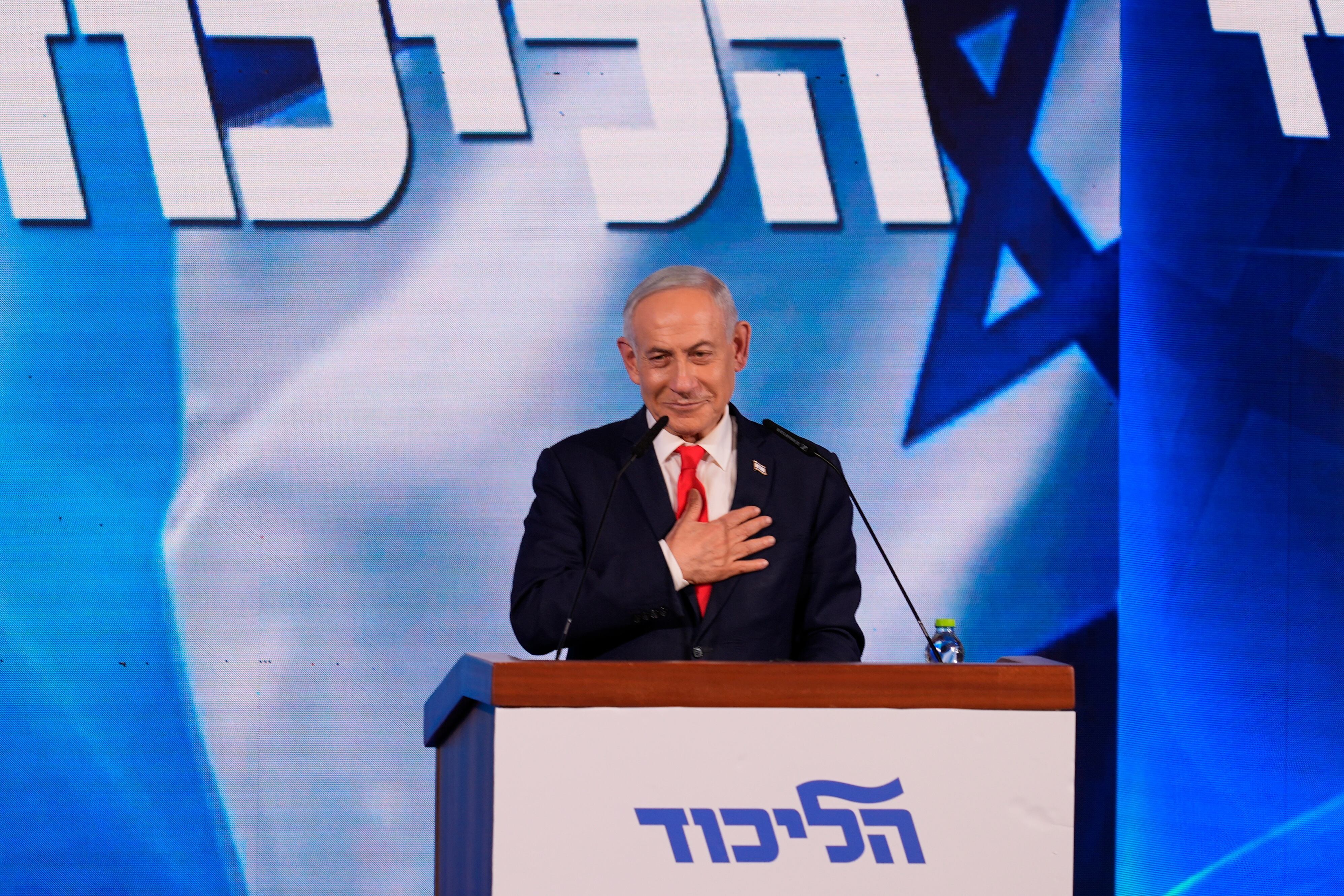 Netanyahu reclama un gobierno de derechas en Israel tras las elecciones