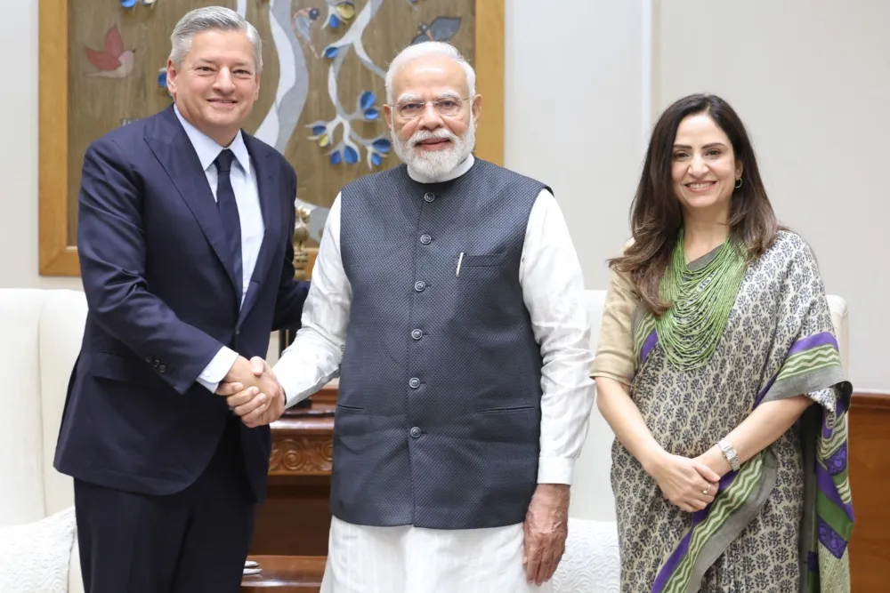 Ted Sarandos, Co-CEO de Netflix, presenta la Iniciativa Narrativa India