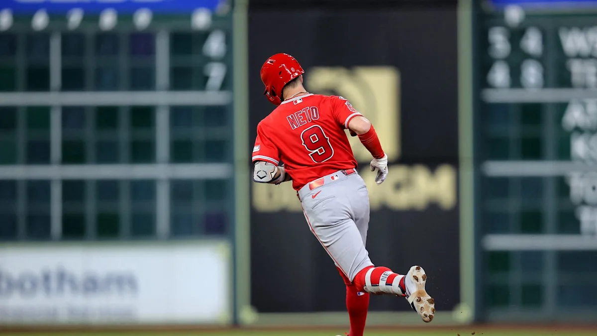 Neto Ties Angels Record in Astros Blowout