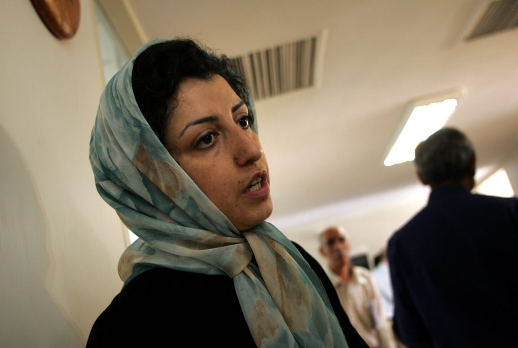 Nobel Peace Laureate Narges Mohammadi Transferred to Tehran Hospital After Collapsing in Prison, Foundation Says
