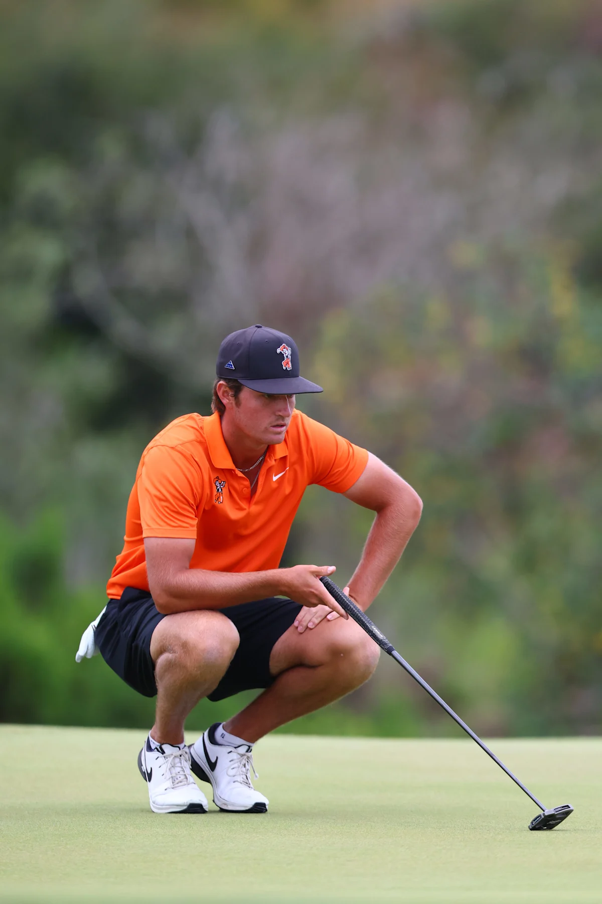 Oklahoma State's Preston Stout Takes Lead at NCAA Golf Championships