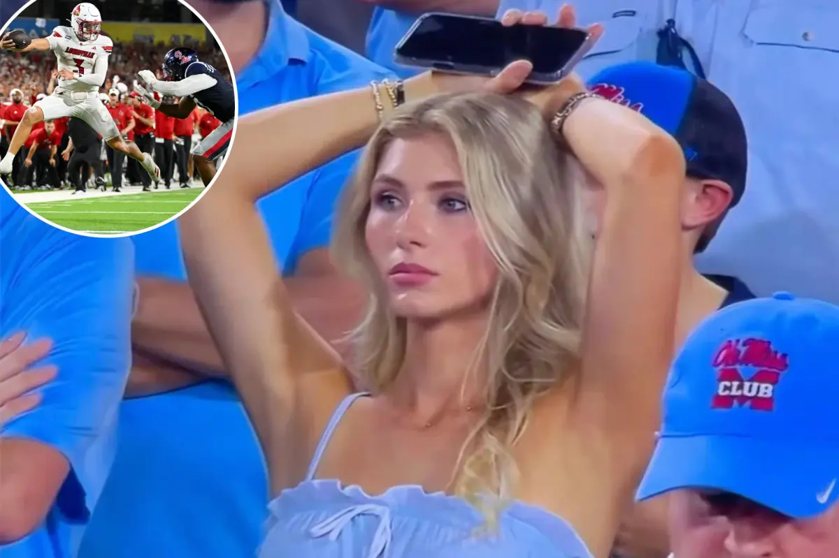 Ole Miss Fan Goes Viral During Nail-Biting Win