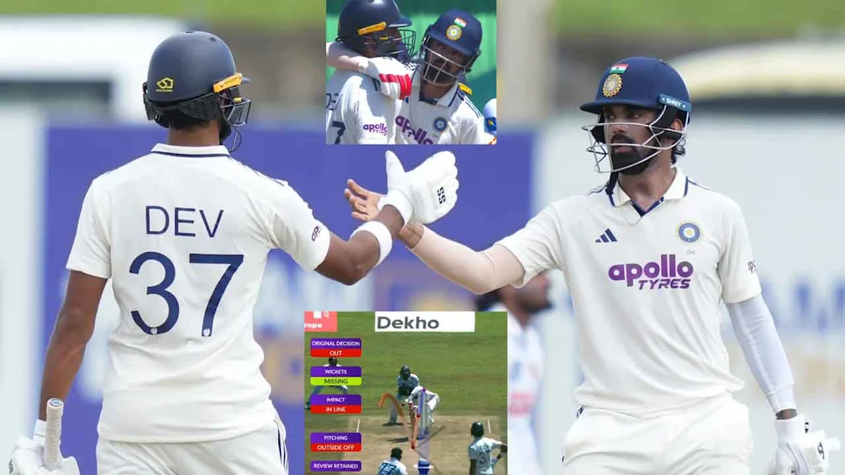 Padikkals Aufmerksamkeit rettet Rahuls Wicket im Test Match