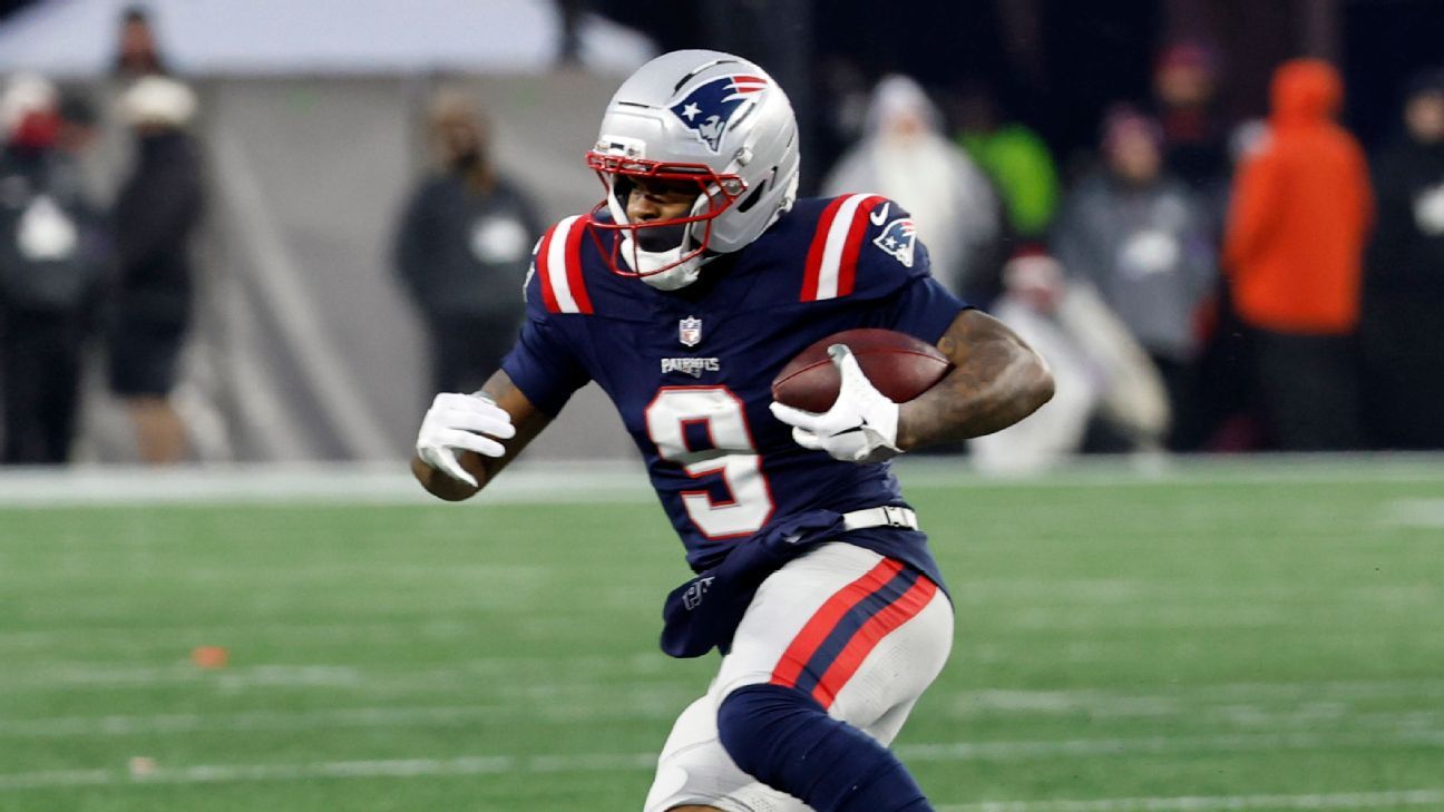 Patriots handeln WR Kayshon Boutte zu den Texans